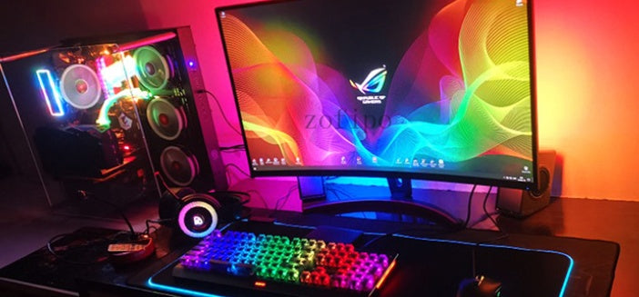 LED Symphony Computer Monitor